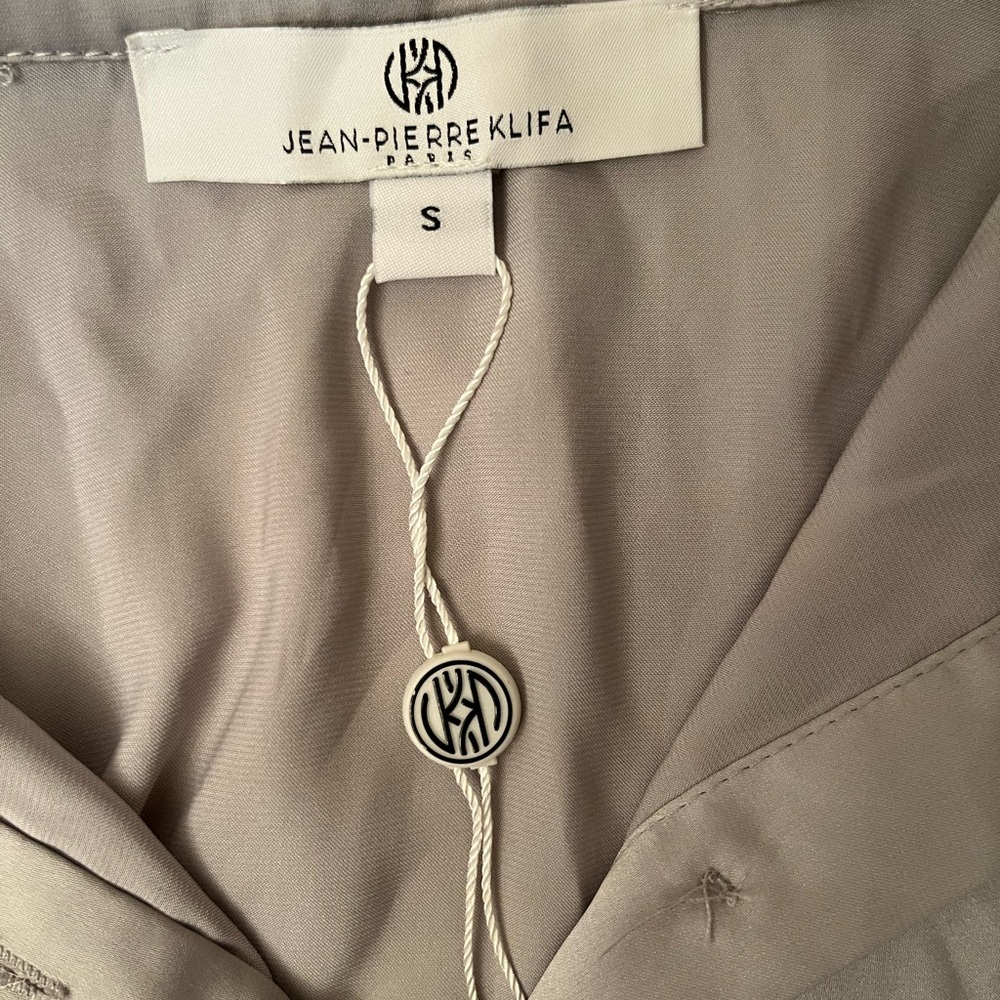Jean Pierre Soft Gray Blouse